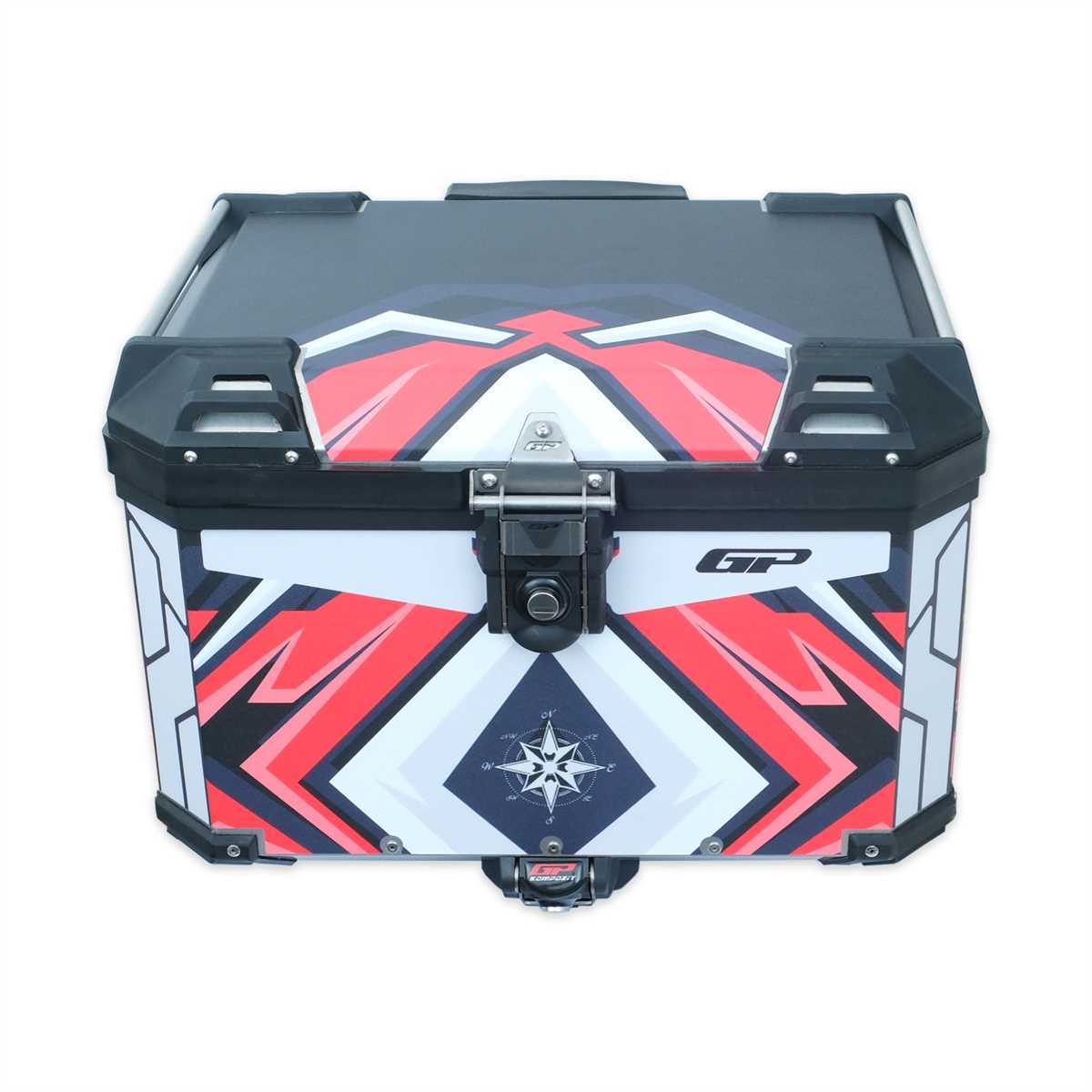 GP Kompozit DSN10 57 lt Alüminyum Motosiklet Çanta Uyumlu Sticker