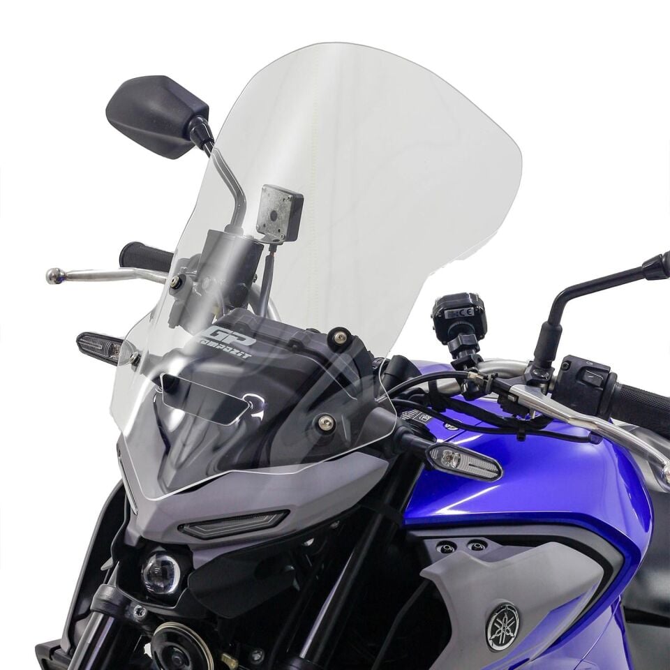 GP Kompozit Yamaha MT-25 2020-2026 Uyumlu Tur Camı Füme