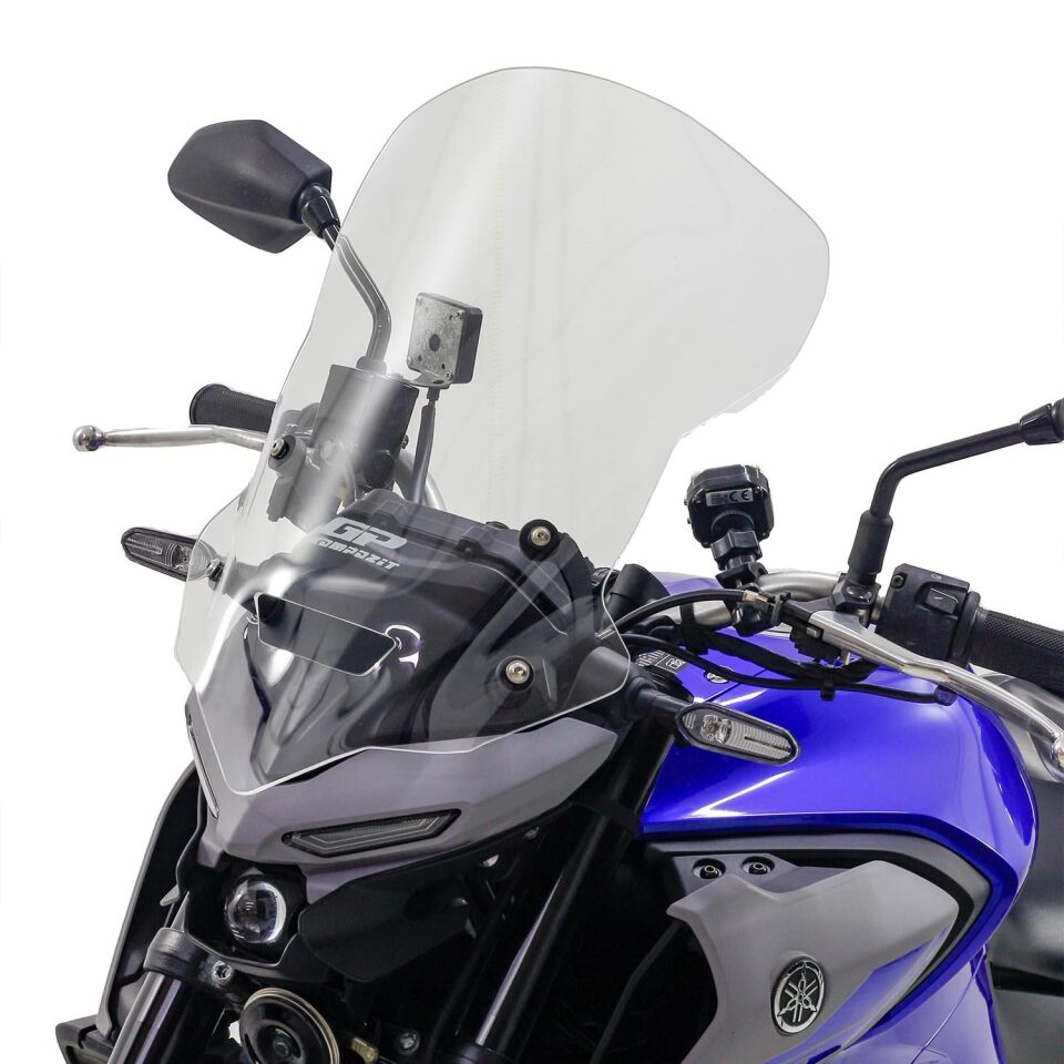 GP Kompozit Yamaha MT-25 2020-2026 Uyumlu Tur Camı Füme 48 cm