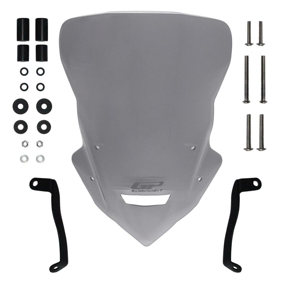 GP Kompozit Yamaha MT-25 2020-2026 Uyumlu Tur Camı Füme 48 cm