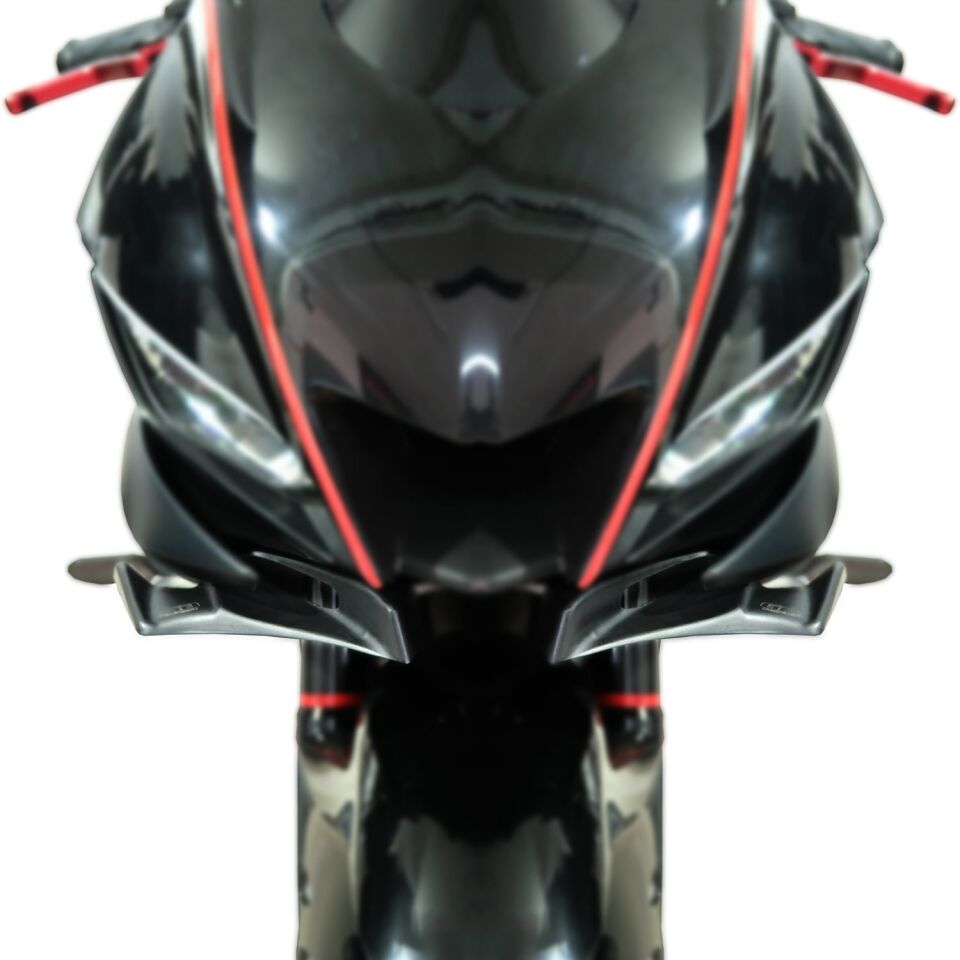 GP Kompozit Yamaha R25 2019-2024 Uyumlu Winglet Siyah