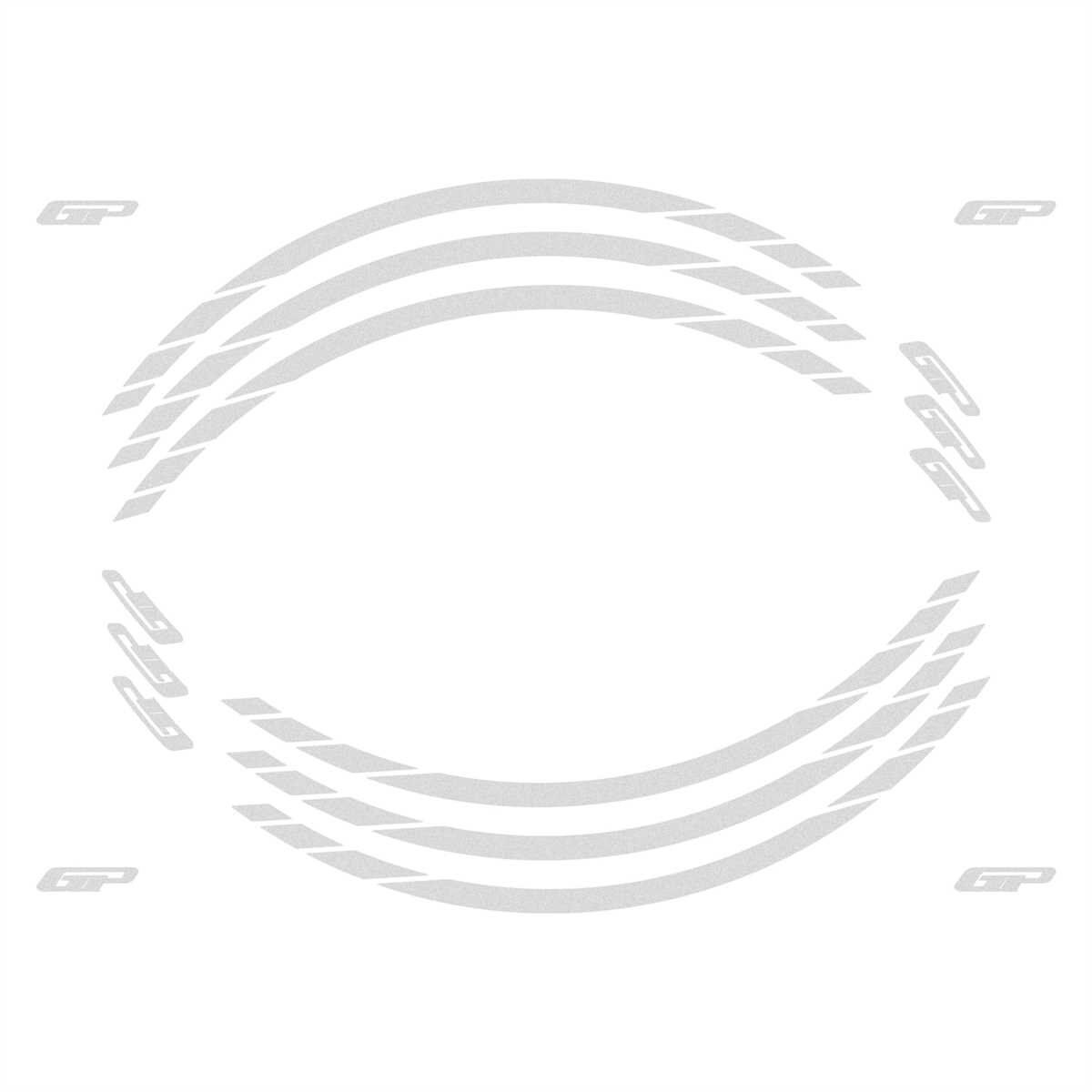 GP Kompozit Universal Tek Jant Şeridi Reflektif Gri