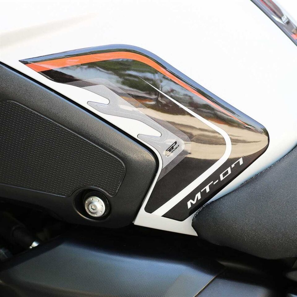 GP Kompozit Yamaha MT-07 2018-2020 Uyumlu Tank Pad Seti Siyah