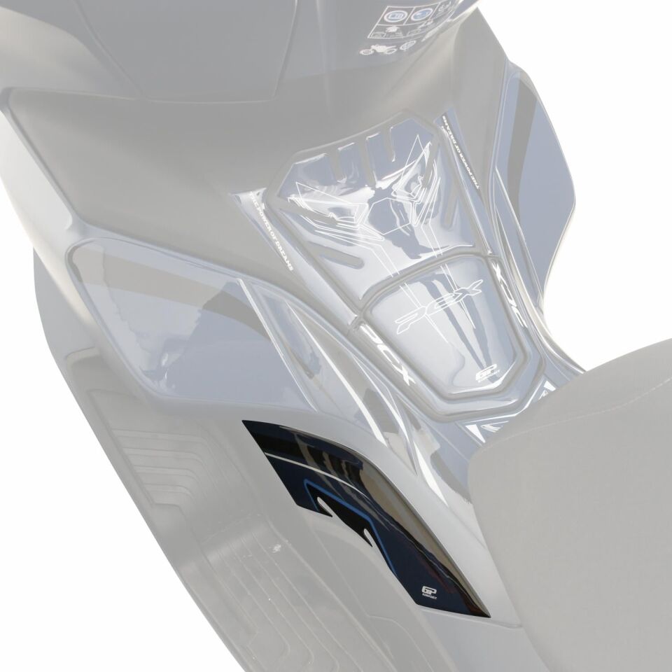 GP Kompozit Honda PCX 125 2021-2024 Uyumlu Yan Ayak Pad Mavi