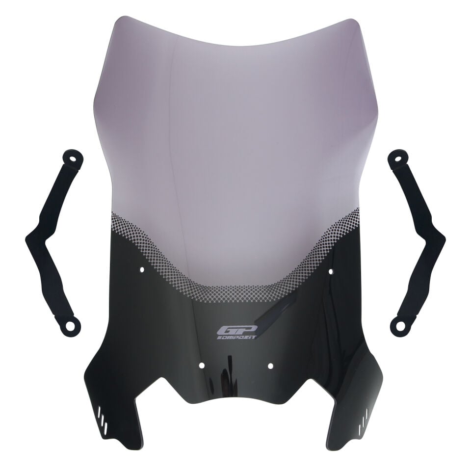 GP Kompozit CF Moto 250 CL-X 2022-2026 Uyumlu Ön Tur Camı Füme 55 cm