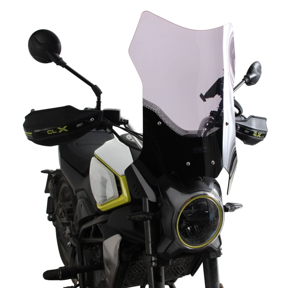 GP Kompozit CF Moto 250 CL-X 2022-2026 Uyumlu Ön Tur Camı Füme 55 cm