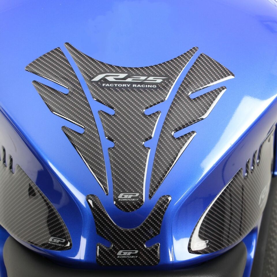 GP Kompozit Yamaha R25 2019-2026 Uyumlu Tank Pad Seti Kırmızı