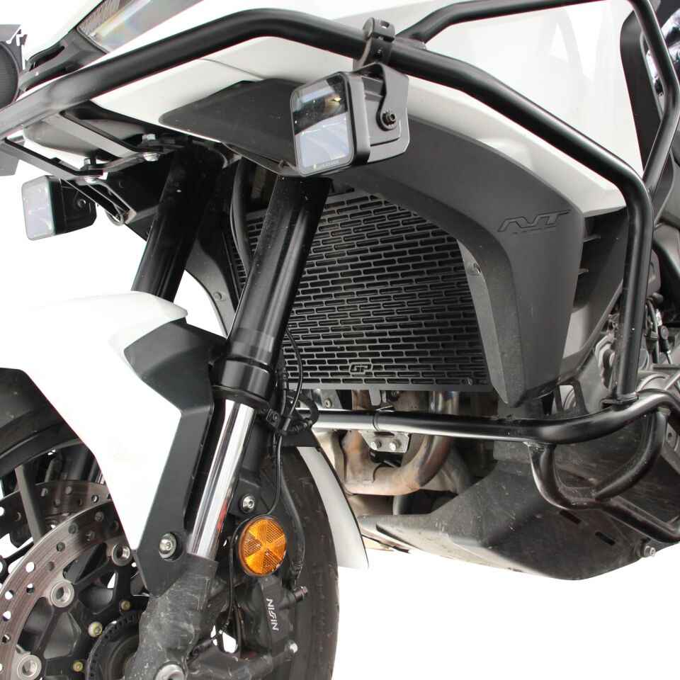 GP Kompozit Honda NT 1100 2022-2025 Uyumlu Radyatör Koruma Siyah