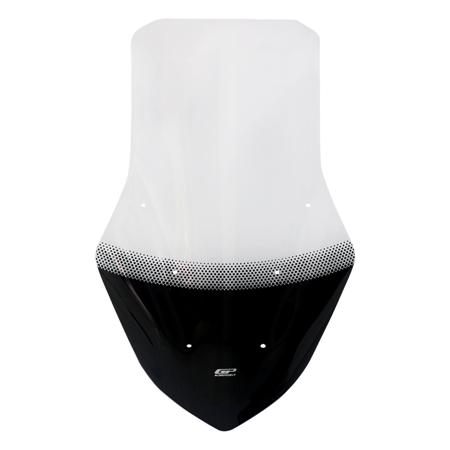 GP Kompozit Yamaha NMAX 125 / 155 2021-2024 Uyumlu Ayaklı Tur Camı Şeffaf 72 cm