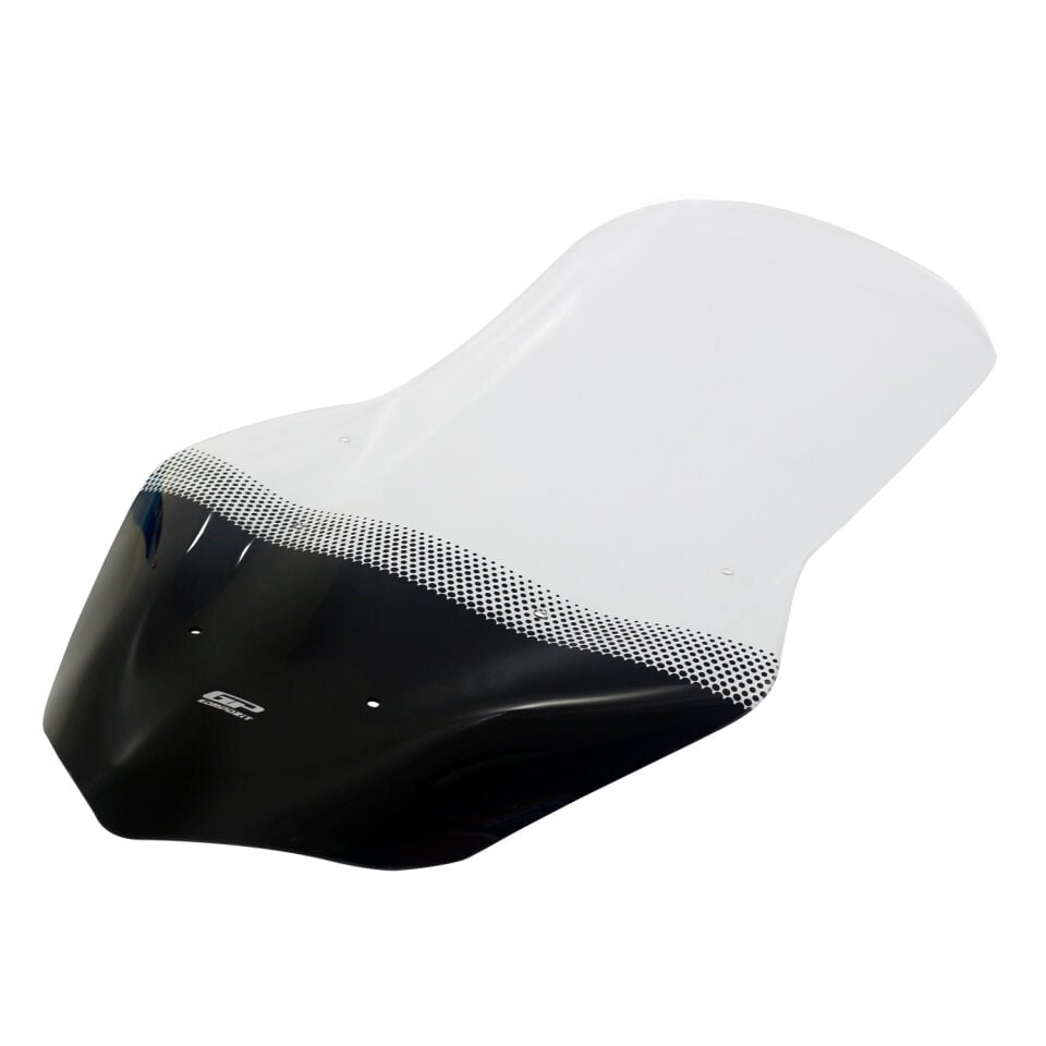 GP Kompozit Yamaha NMAX 125 / 155 2021-2024 Uyumlu Ayaklı Tur Camı Şeffaf 72 cm