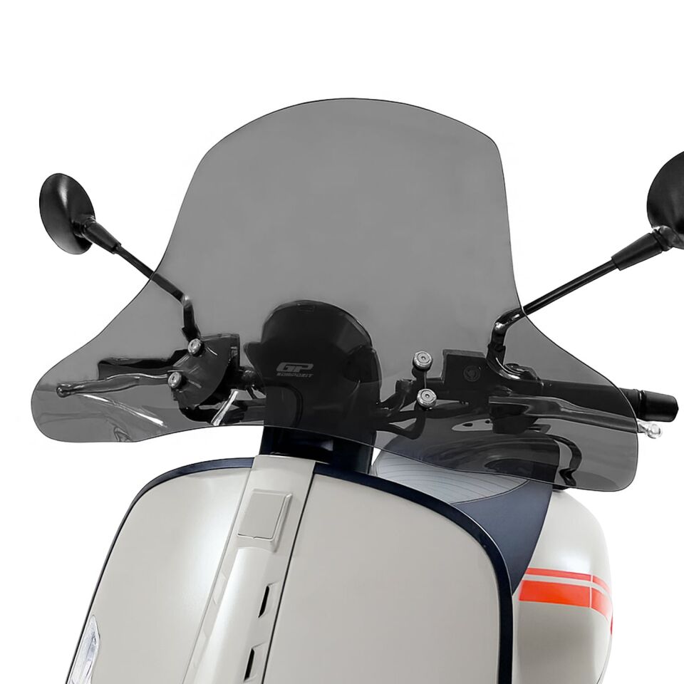 GP Kompozit Vespa GTV 300 2024 Uyumlu Ön Cam Füme 52 cm