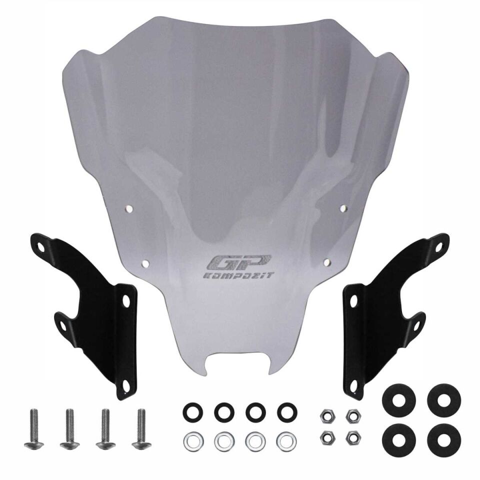GP Kompozit Yamaha MT-07 2021-2023 Uyumlu Ön Cam Füme
