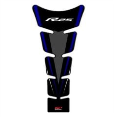 GP Kompozit Yamaha R25 2015-2018 Uyumlu Tank Pad Seti Mavi