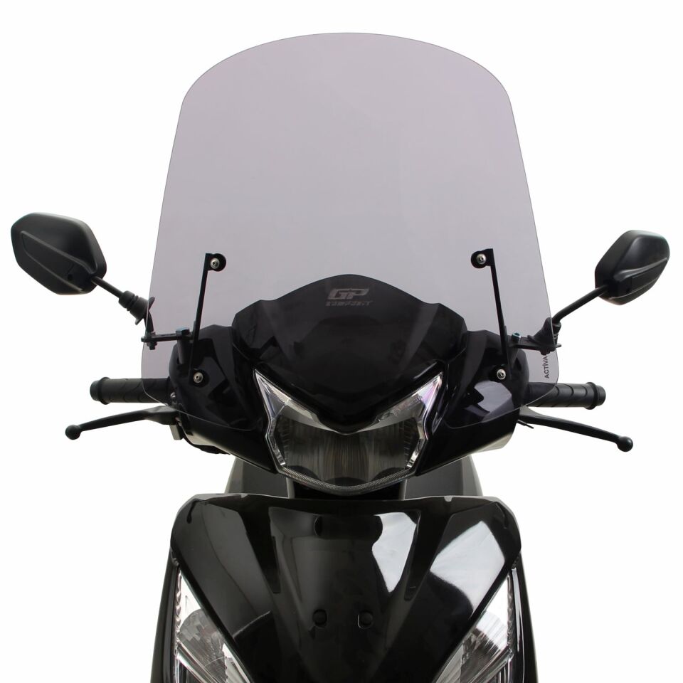 GP Kompozit Honda Activa 2023-2026 Uyumlu Kısa Ön Cam Füme