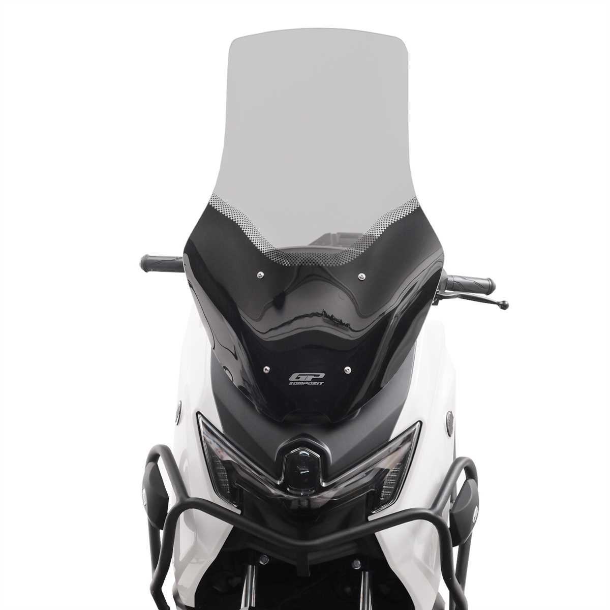 GP Kompozit Yamaha NMAX 125 / 155 2025 Uyumlu Ön Tur Camı Füme