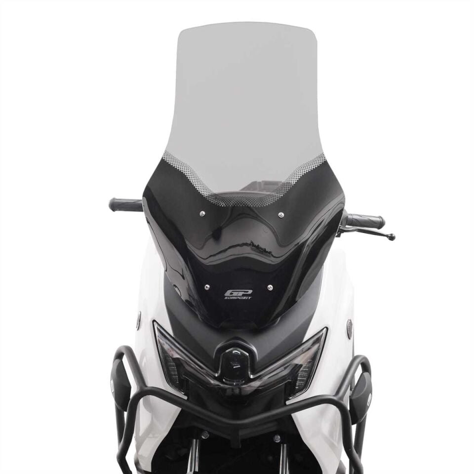 GP Kompozit Yamaha NMAX 125 / 155 2025 Uyumlu Ön Tur Camı Füme