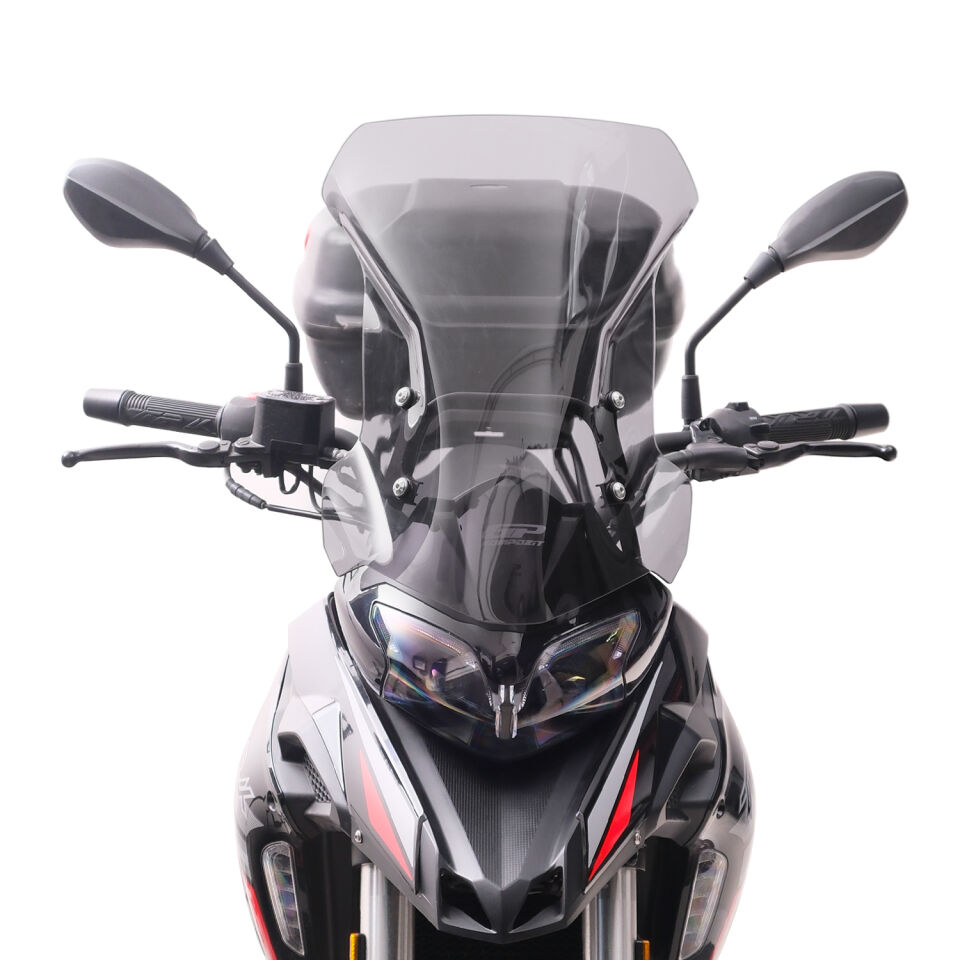 GP Kompozit Benelli TRK 251 2019-2023 Uyumlu Ön Tur Camı Füme