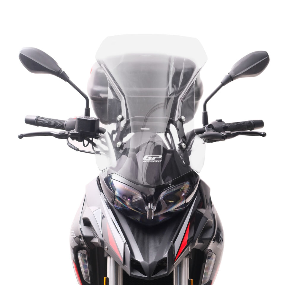 GP Kompozit Benelli TRK 251 2019-2023 Uyumlu Ön Tur Camı Şeffaf