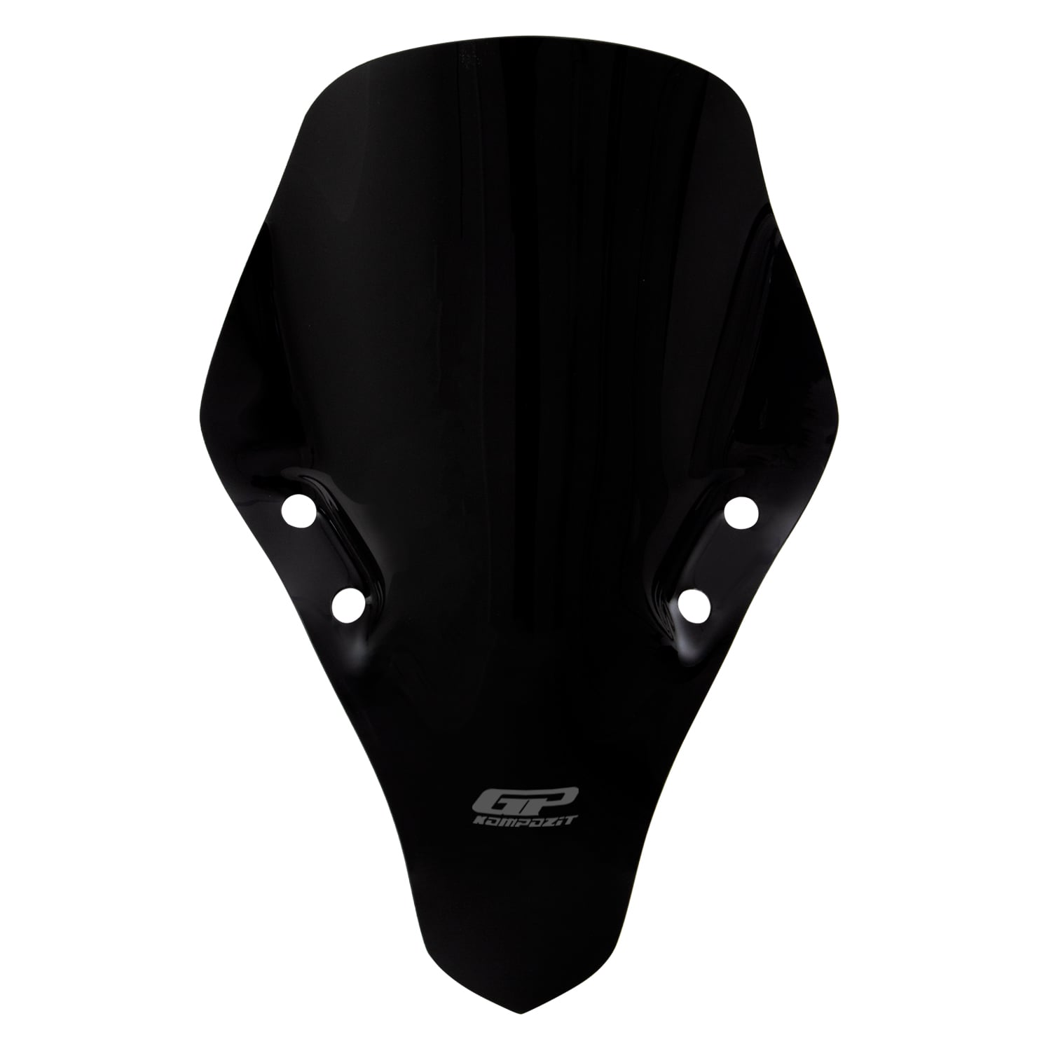 GP Kompozit CF Moto 250 SR 2020-2025 Uyumlu Ön Cam Siyah 42 cm