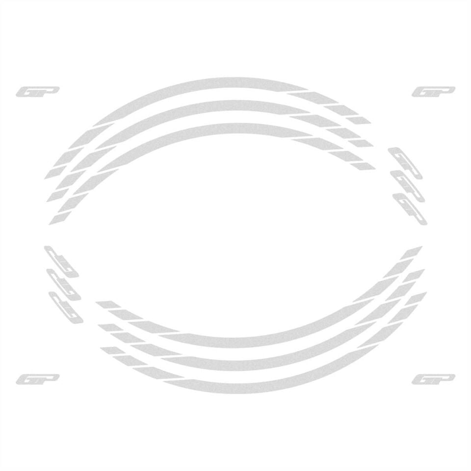 GP Kompozit Universal Tek Jant Şeridi Reflektif Gri