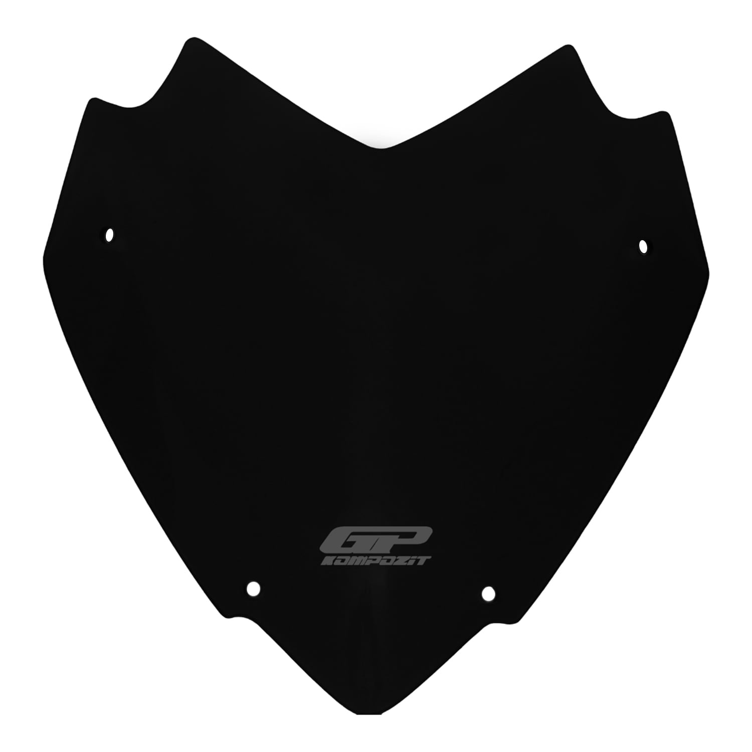 GP Kompozit Yamaha XMAX 2018-2023 Uyumlu Spor Ön Cam Siyah 34 cm