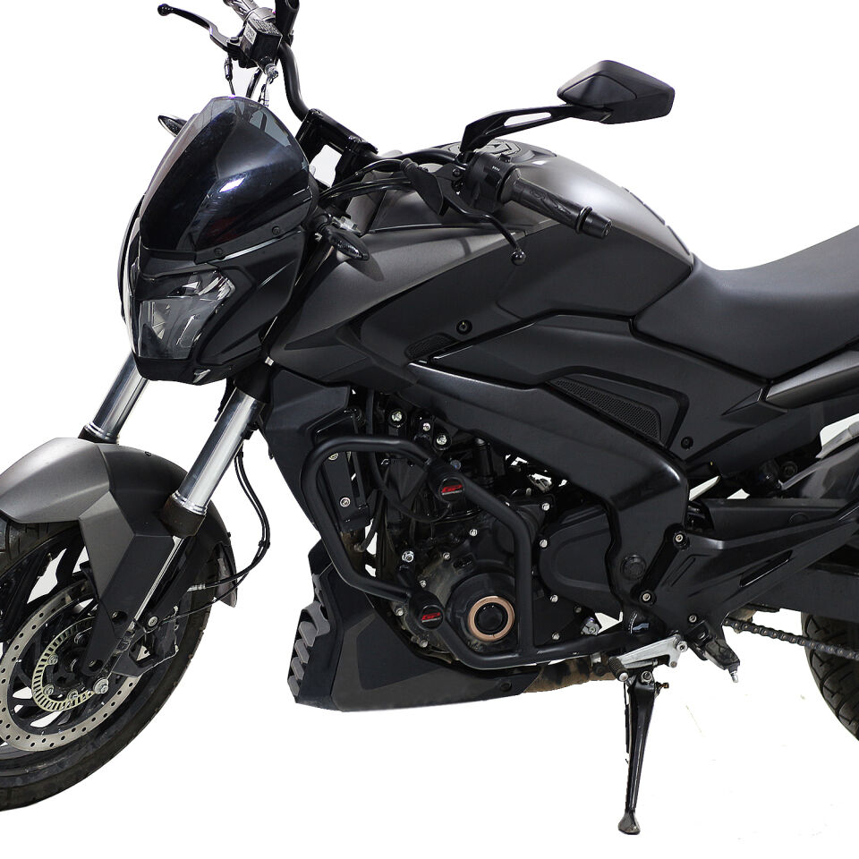 GP Kompozit Bajaj Dominar 250 / 400 2020-2026 Uyumlu Motor Koruma Demiri Siyah