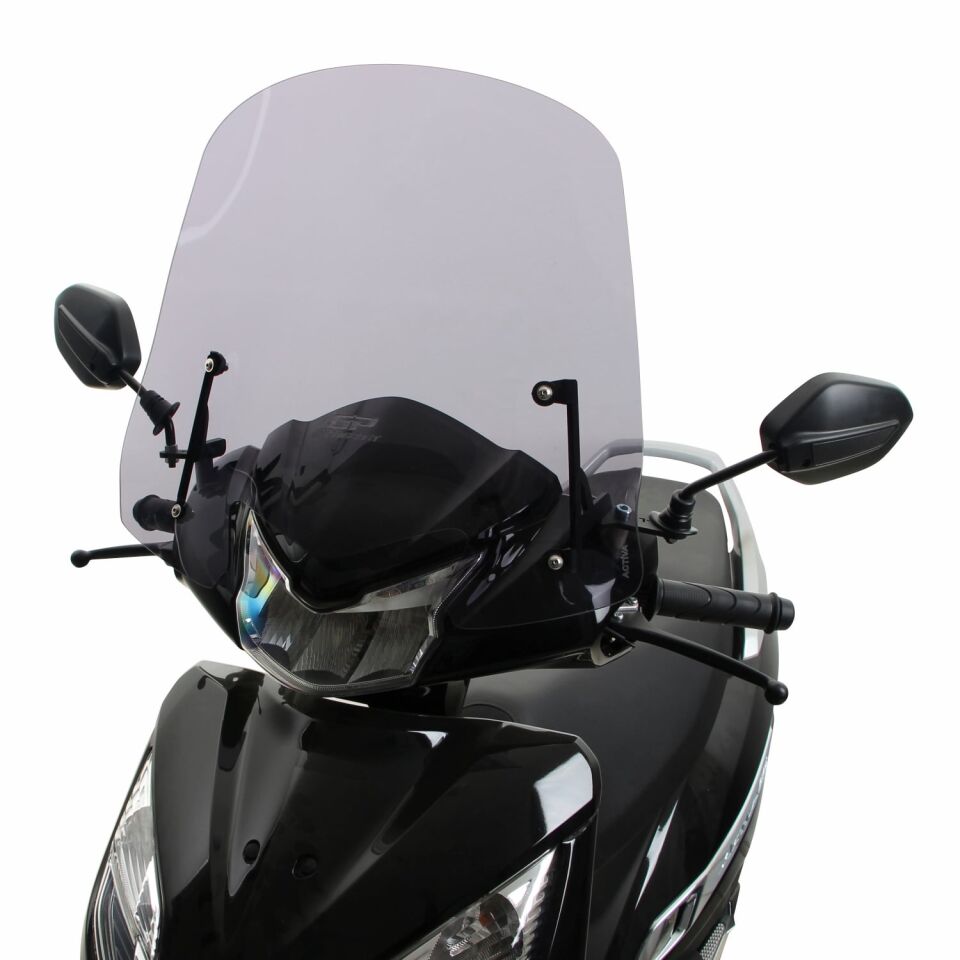 GP Kompozit Honda Activa 2023-2026 Uyumlu Kısa Ön Cam Şeffaf 44 cm