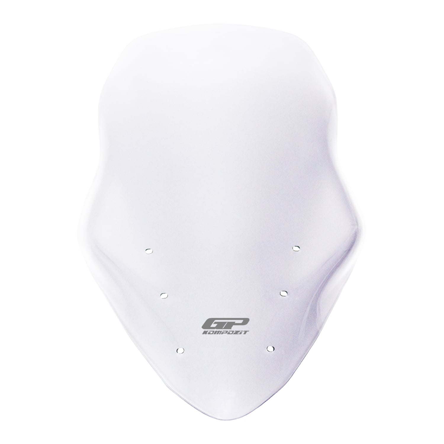 GP Kompozit Bajaj Dominar 250 / 400 2017-2026 Uyumlu Ön Tur Camı Şeffaf 59 cm