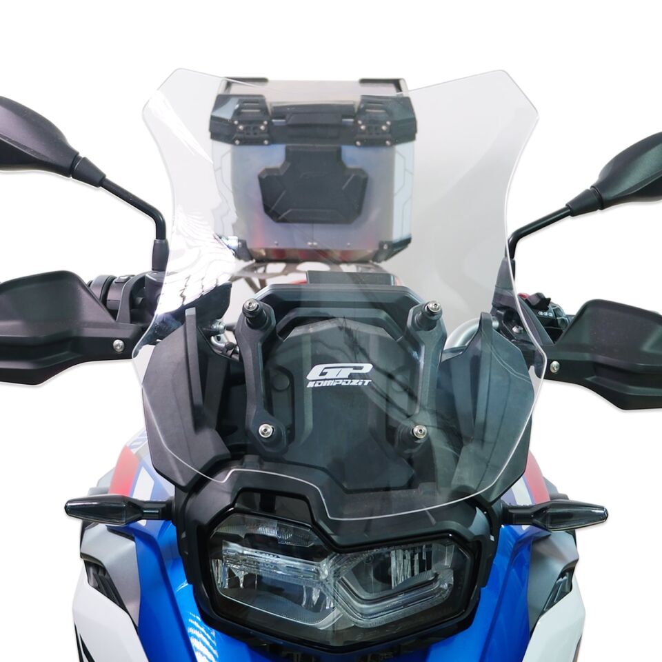 GP Kompozit BMW F 800 GS 2024-2025 Uyumlu Ön Cam Şeffaf