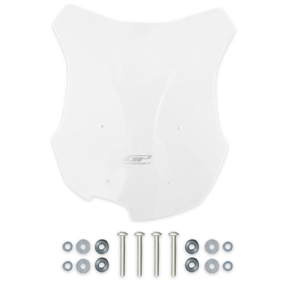 GP Kompozit BMW F 800 GS 2024-2025 Uyumlu Ön Cam Şeffaf 45 cm