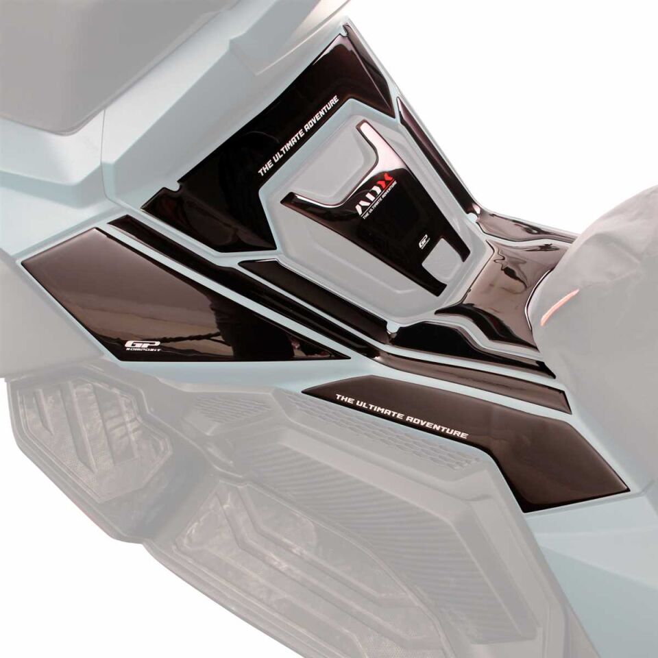 GP Kompozit SYM ADX 125 2023-2024 Uyumlu Tank Pad Seti Siyah