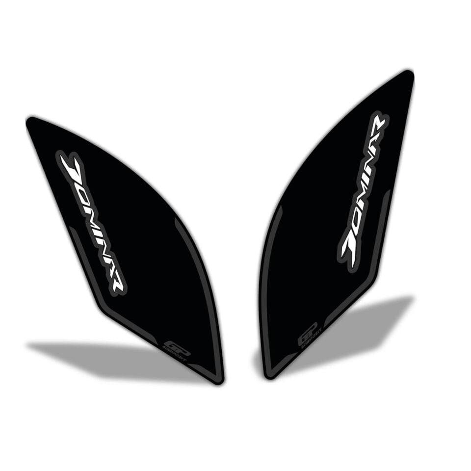 GP Kompozit Bajaj Dominar 250 / 400 2017-2026 Uyumlu Yan Pad Siyah