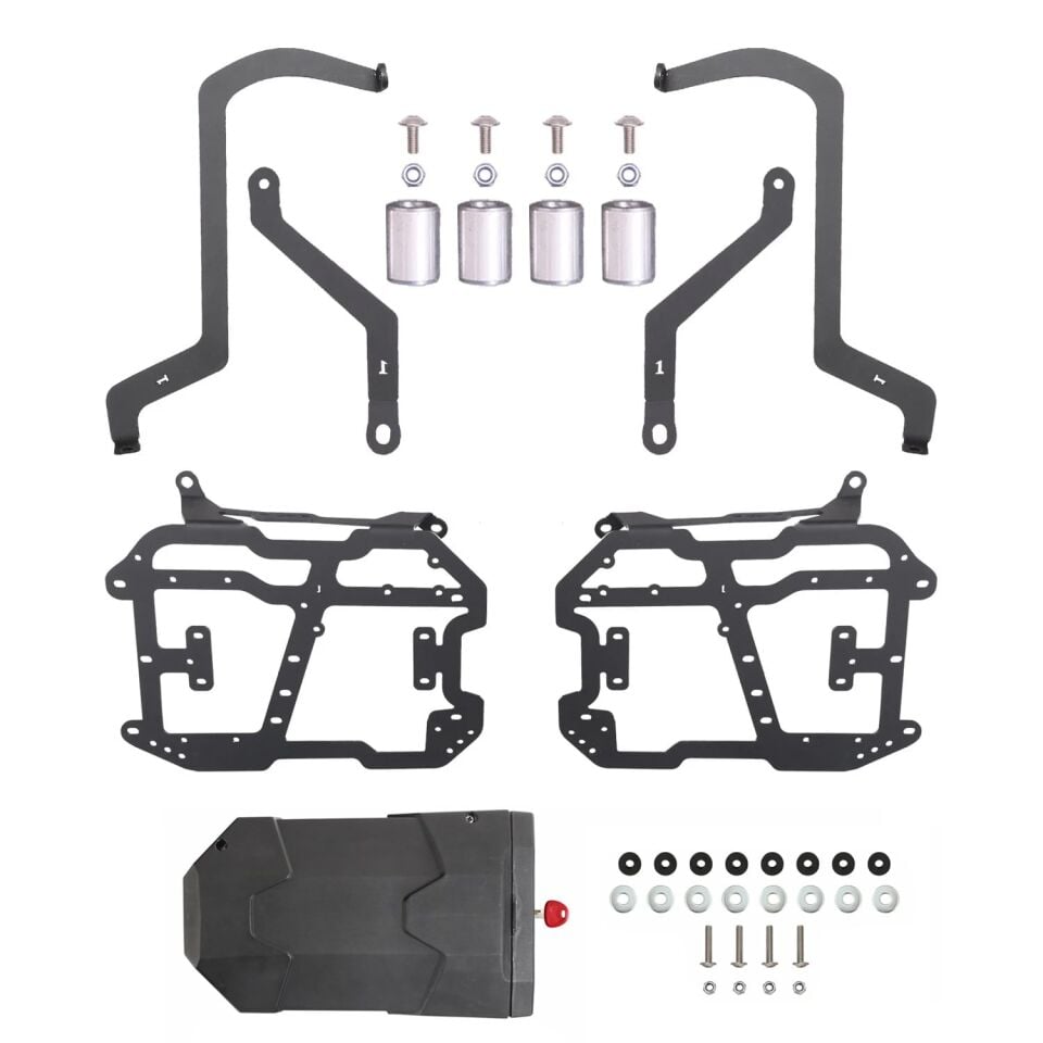 GP Kompozit Benelli TRK 502 / 502X 2018-2023 Uyumlu Yan Çanta Demiri Siyah