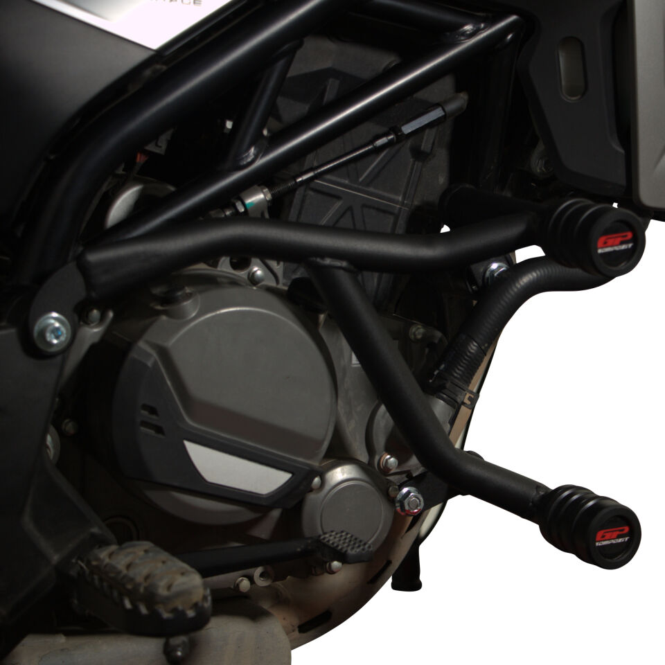 GP Kompozit CF Moto 250 CL-X 2022-2026 Uyumlu Motor Koruma Demiri Siyah