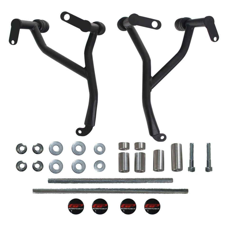 GP Kompozit CF Moto 250 CL-X 2022-2026 Uyumlu Motor Koruma Demiri Siyah