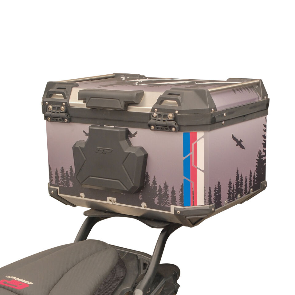 GP Kompozit DSN06 Universal 45 lt Desenli Alüminyum Motosiklet Çantası