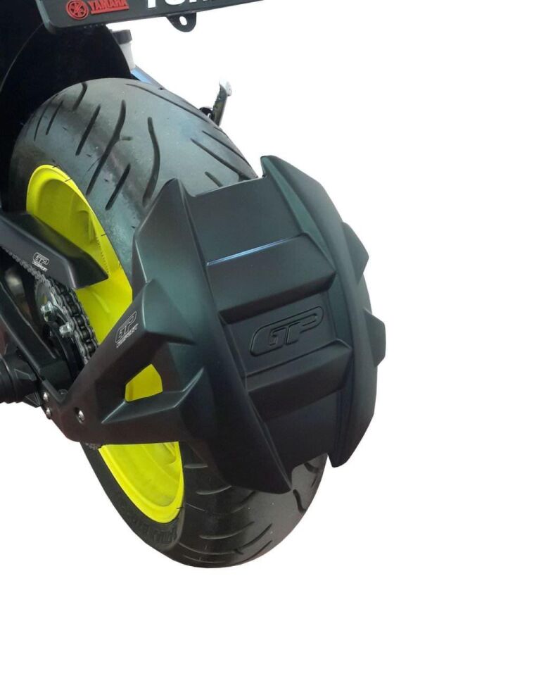 GP Kompozit Yamaha MT-07 2014-2023 Uyumlu Arka Çamur Sıyırıcı Siyah