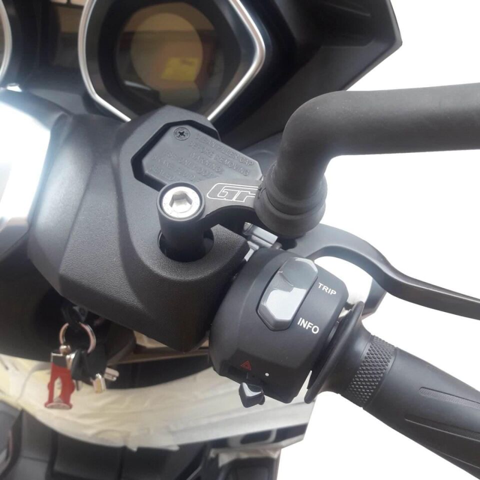 GP Kompozit Yamaha XMAX 250-400 2018-2026 Uyumlu Ayna Genişletme Siyah