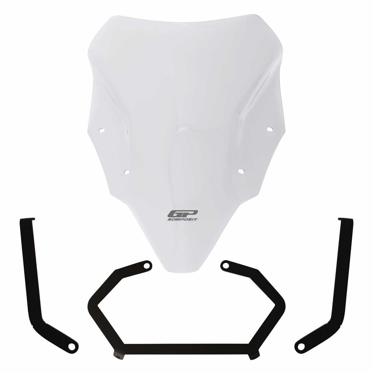 GP Kompozit Bajaj Pulsar N 250 2022-2024 Uyumlu Ön Cam Şeffaf