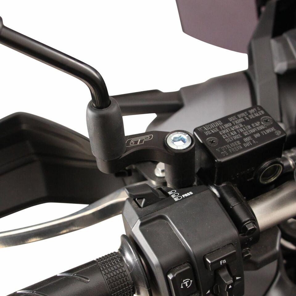 GP Kompozit Honda ADV 350 2023-2026 Uyumlu Ayna Genişletme Siyah