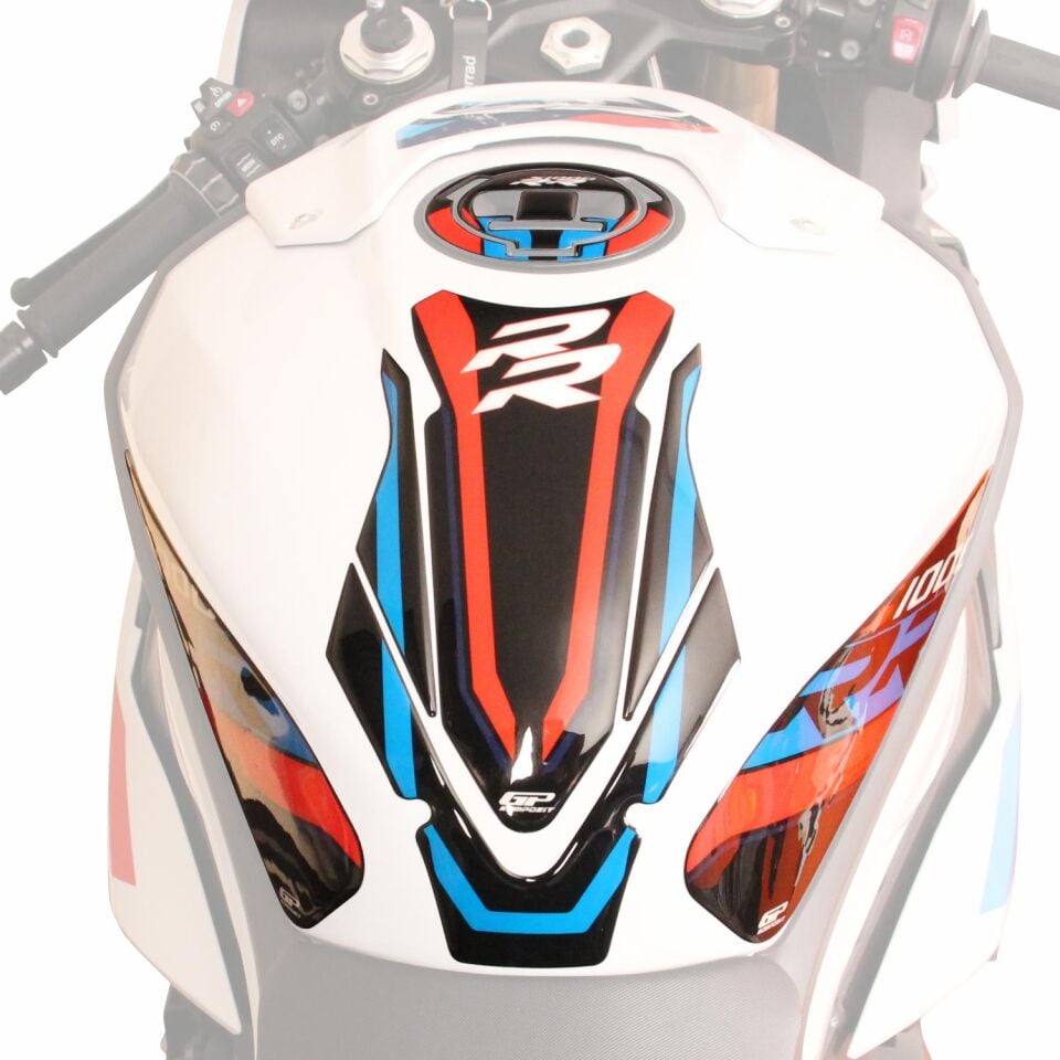 GP Kompozit BMW S 1000 RR 2019-2026 Uyumlu Tank Pad Seti Beyaz
