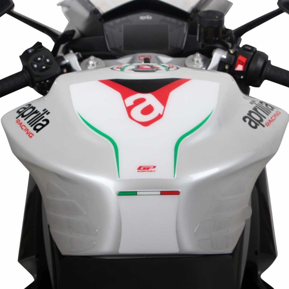 GP Kompozit Aprilia RS 660 2021-2023 Uyumlu Tank Pad Siyah