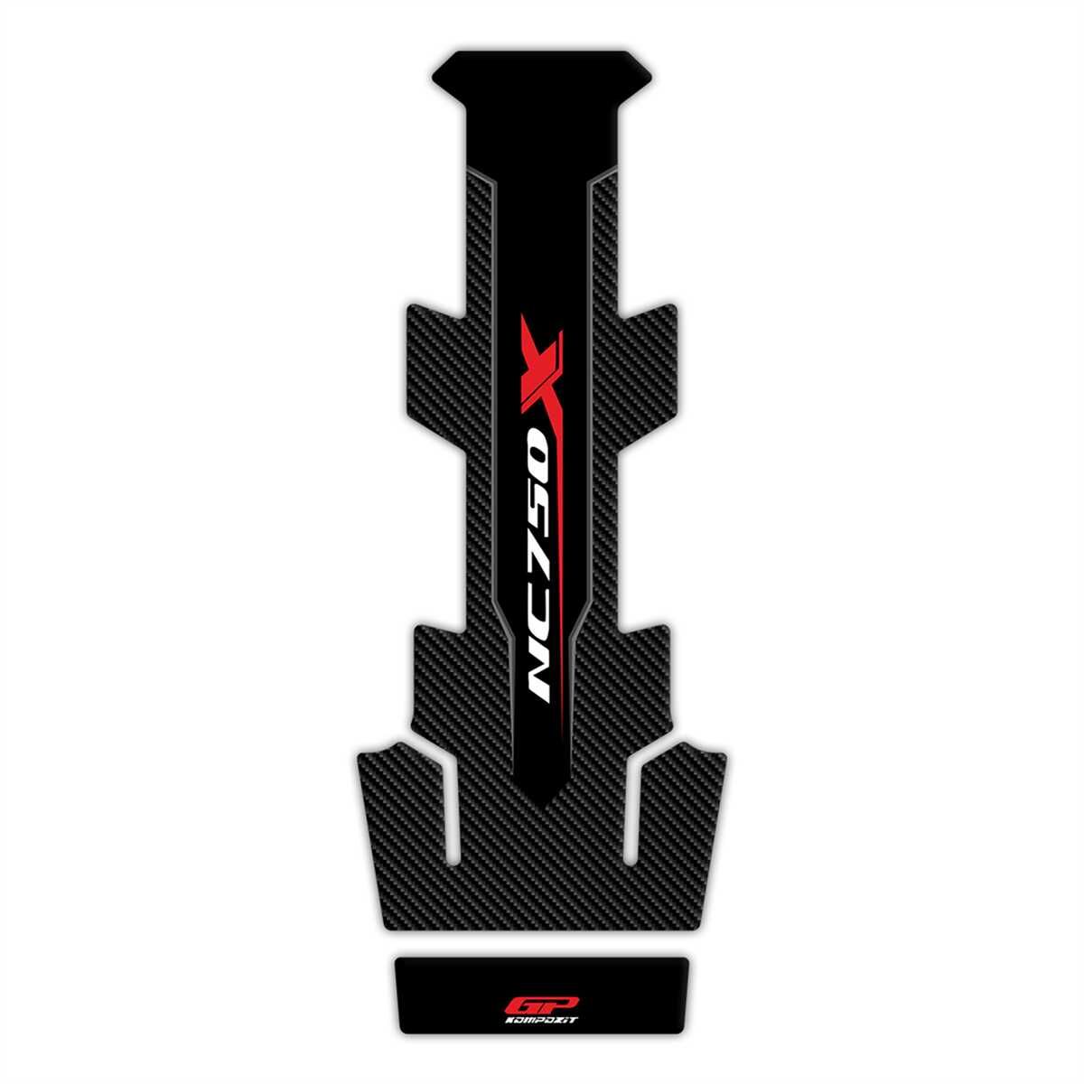 GP Kompozit Honda NC 750 X 2016-2020 Uyumlu Tank Pad Siyah
