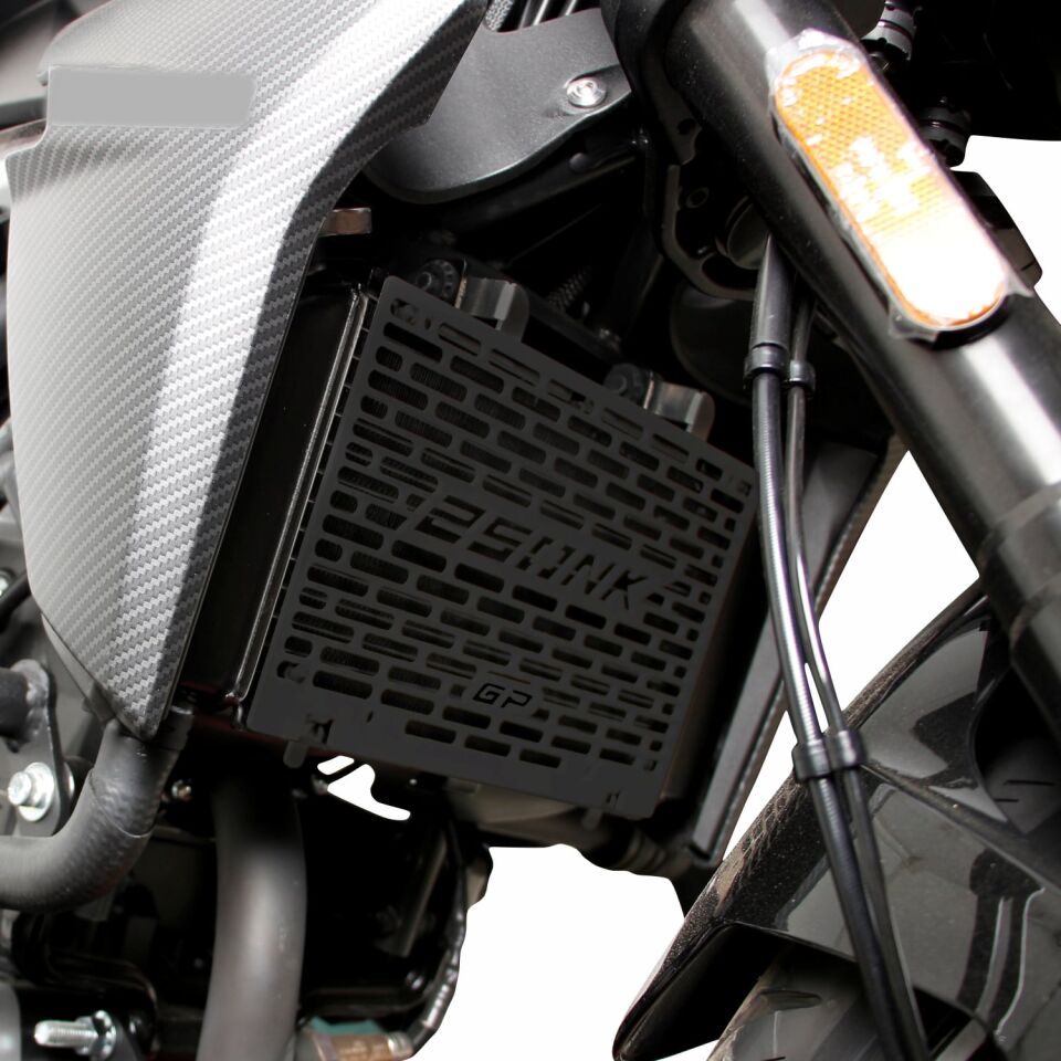 GP Kompozit CF Moto 250 NK 2023-2026 Uyumlu Radyatör Koruma Siyah