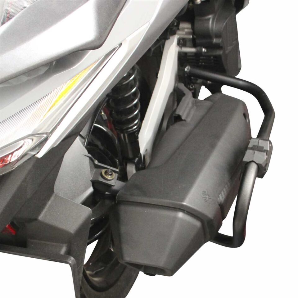 GP Kompozit SYM Jet X 125 2022-2024 Uyumlu Egzoz Koruma Demiri Siyah