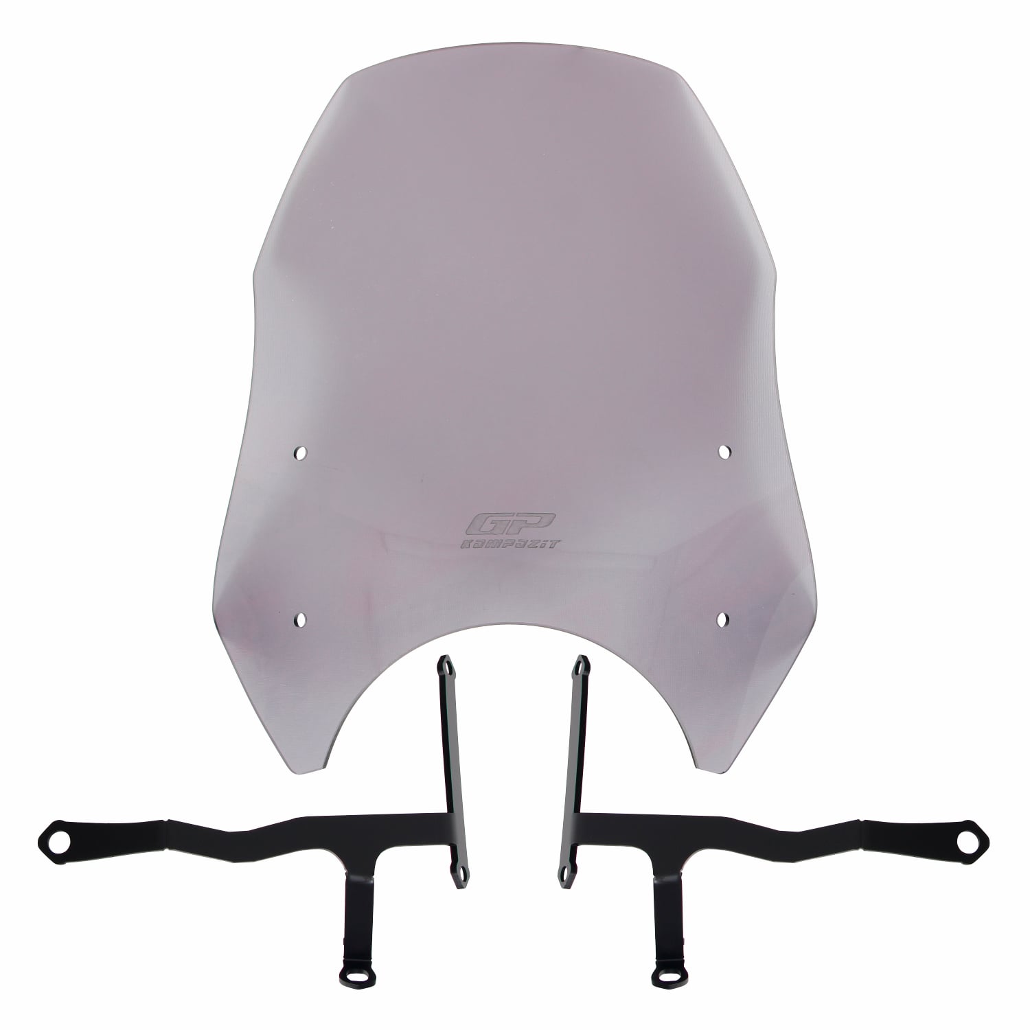 GP Kompozit Honda CL 250 2023-2025 Uyumlu Ön Cam Füme 39 cm