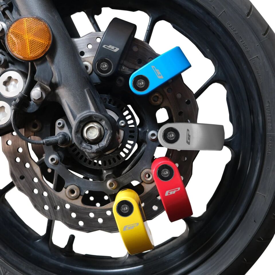 GP Kompozit DSK004 Universal Alarmlı Motosiklet Disk Kilidi Siyah