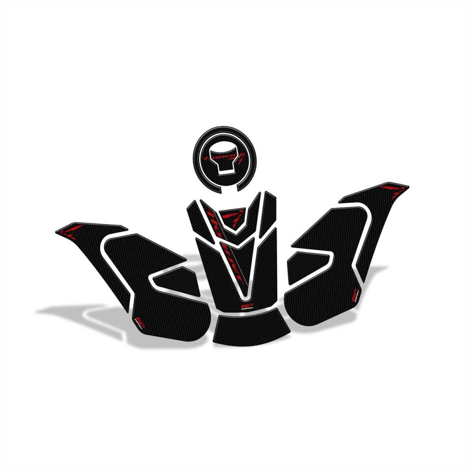 GP Kompozit Honda CB750 Hornet 2023-2024 Tank Pad Seti Karbon
