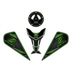 GP Kompozit Kawasaki Z 800 2013-2018 Uyumlu Tank Pad Yeşil