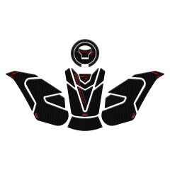 GP Kompozit Honda CB750 Hornet 2023-2024 Tank Pad Seti Karbon